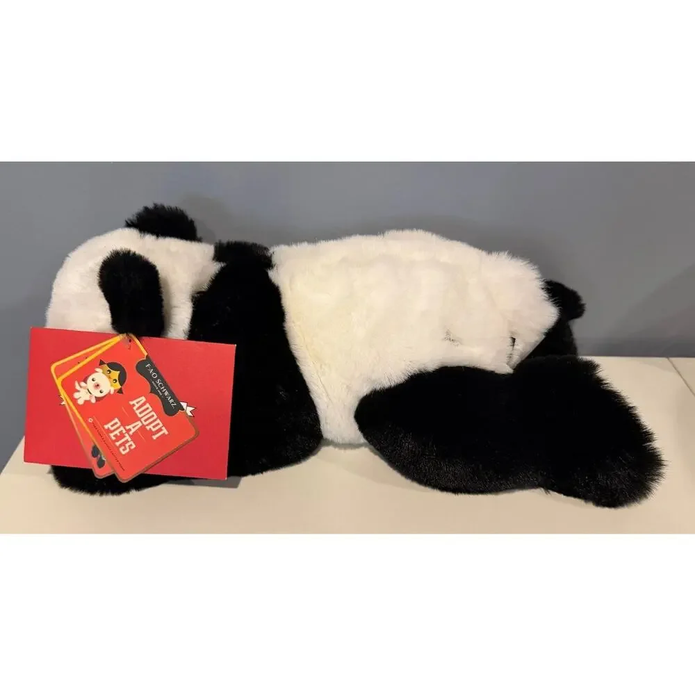 NWT FAO Schwarz Plush Panda